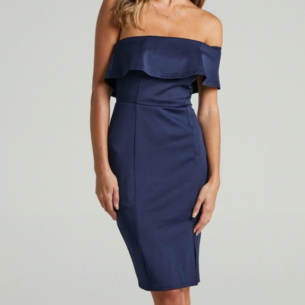 Showpo Seven Seas Dress in Navy. Size US 8. - Picture 1 of 9
